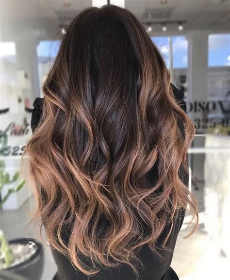 black hair caramel balayage|32 Caramel Balayage Hair Ideas to Try in 2024 .